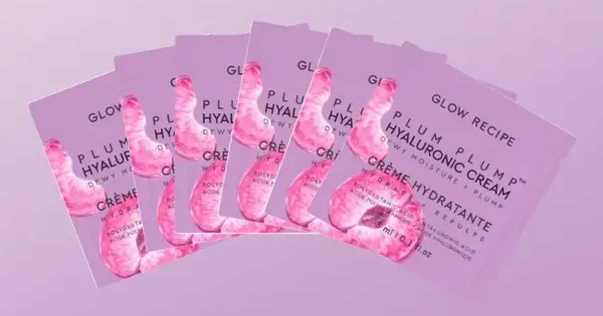 Free Glow Recipe Plum Plump Challenge Sachets