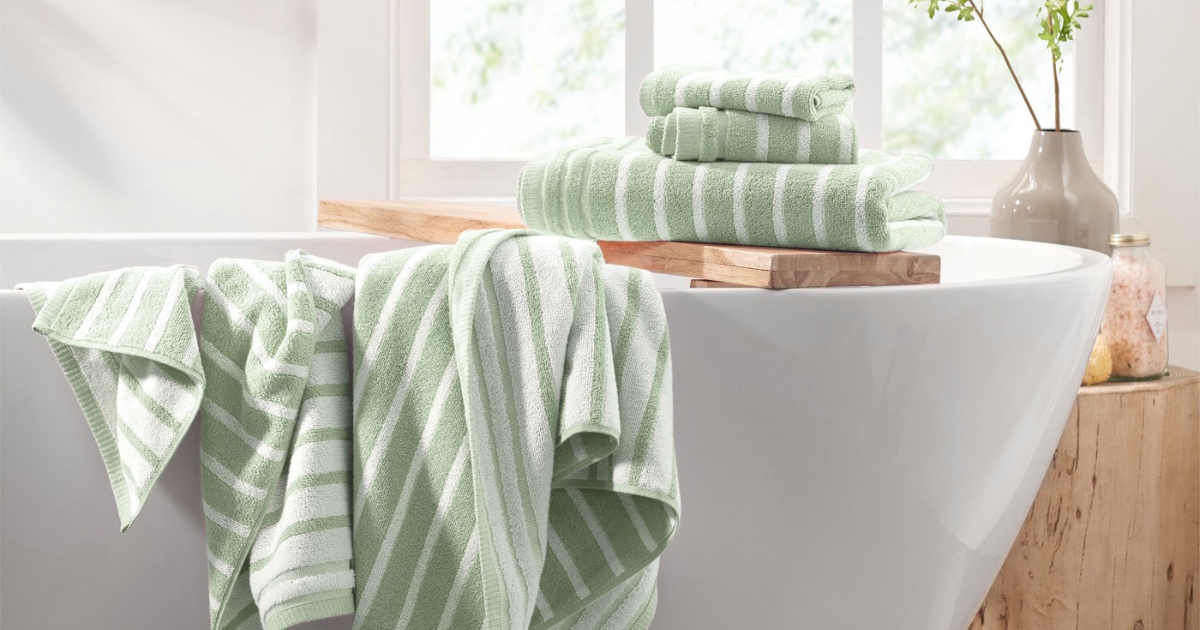 Gap Home Easy Stripe Organic Cotton Towels