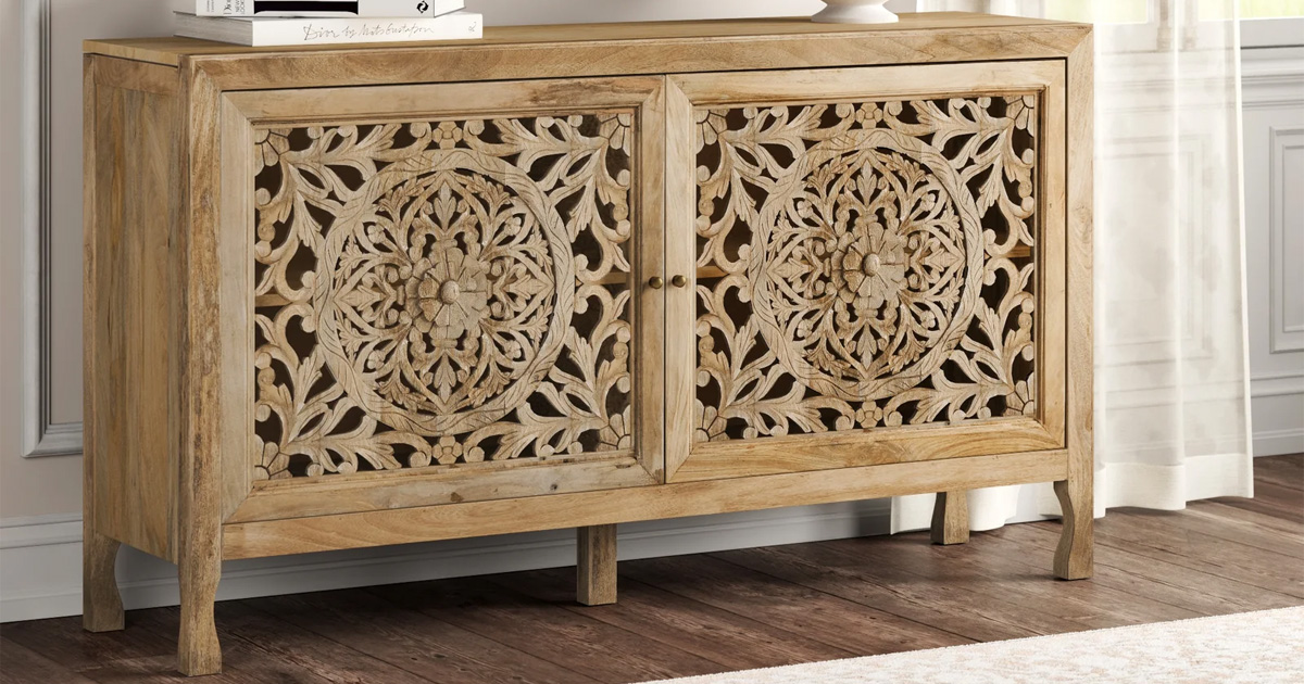Josiah Wide Mango Solid Wood Sideboard
