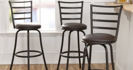 Mainstays Adjustable Swivel Barstools
