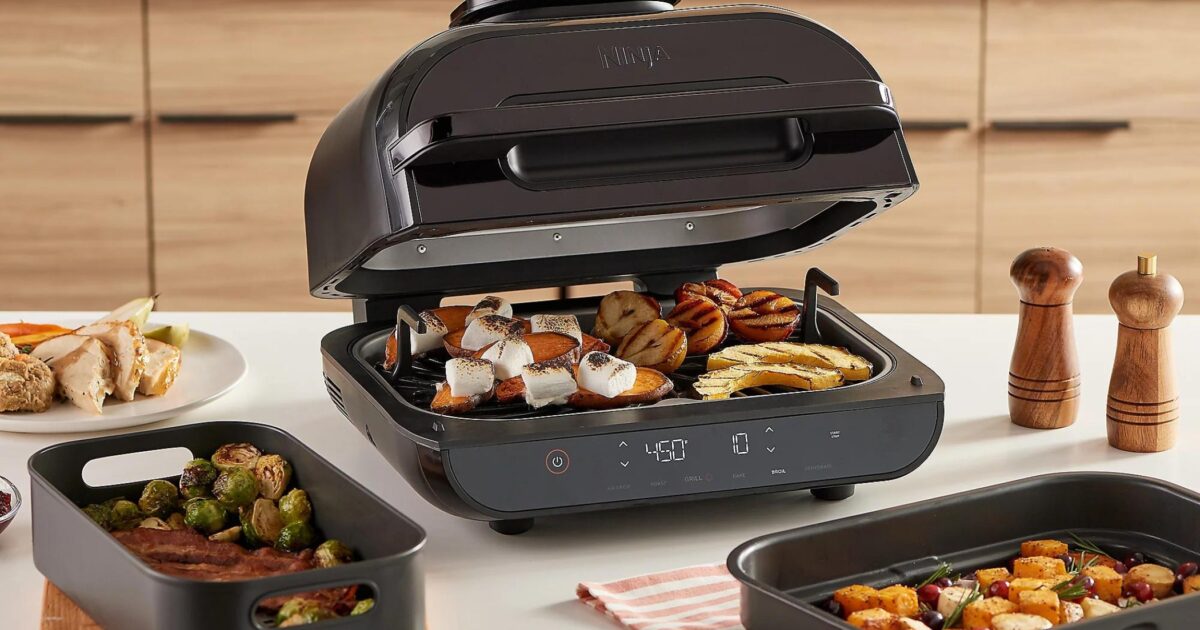 Ninja Foodi Smart XL Indoor Grill Air Fryer e