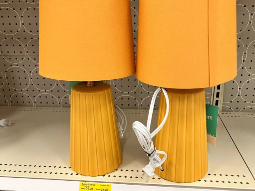 Pillowfort Tapered Ribbed Table Lamp