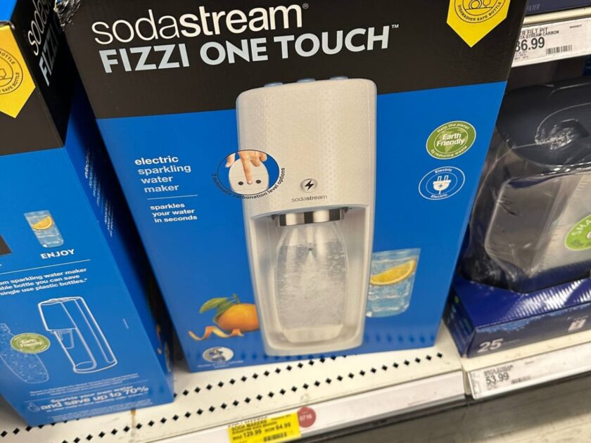 SodaStream Fizzi One Touch Sparkling Water Maker