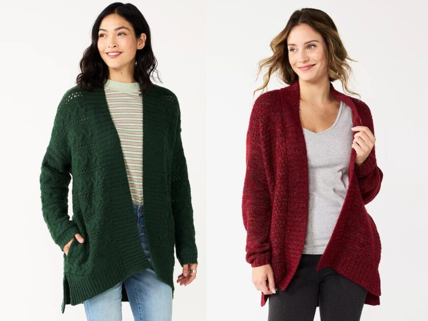 Sonoma Goods For Life Plush Cardigan