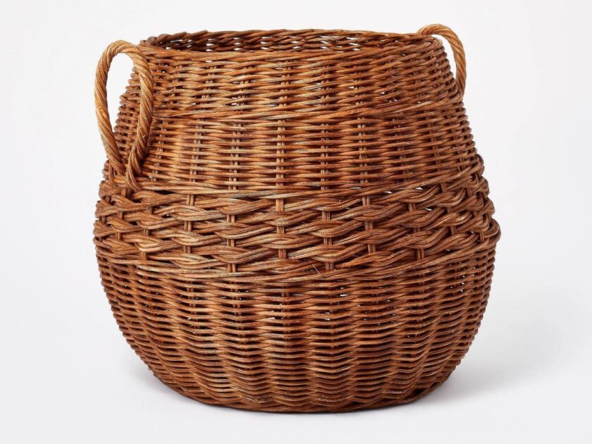 Threshold Rattan Round Basket