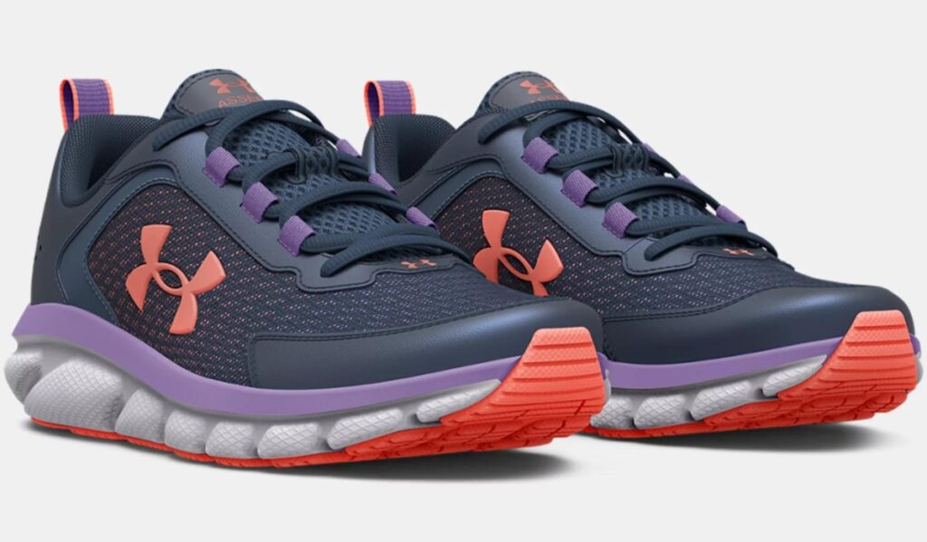 Under Armour Girls Grade School UA Assert Pearl Running Shoes e
