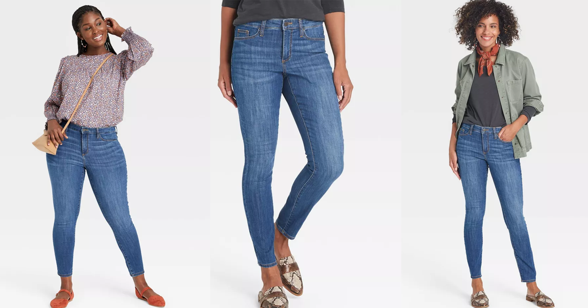 Womens Mid Rise Skinny Jeans Universal Thread