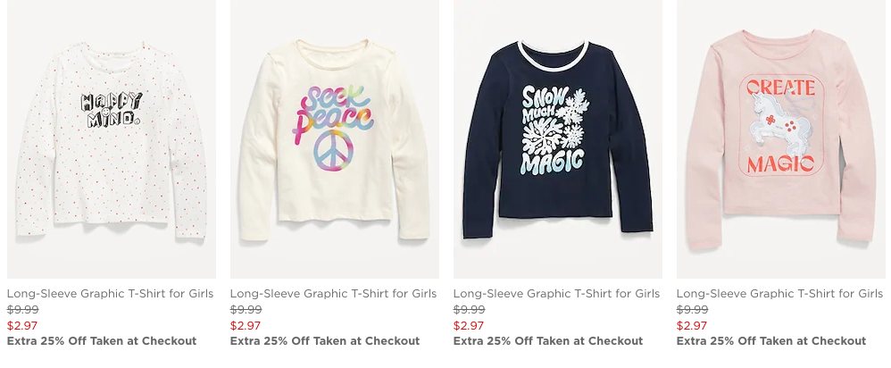 Old Navy Girls Tops