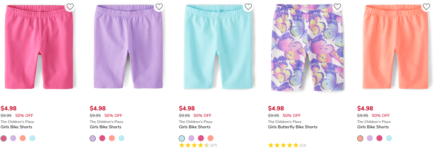 Biker Shorts from The Children's Place