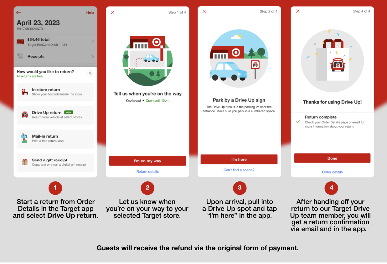 Target Drive Up screenshots from the app