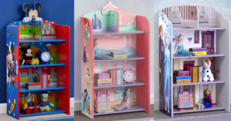 disney themed bookshelves
