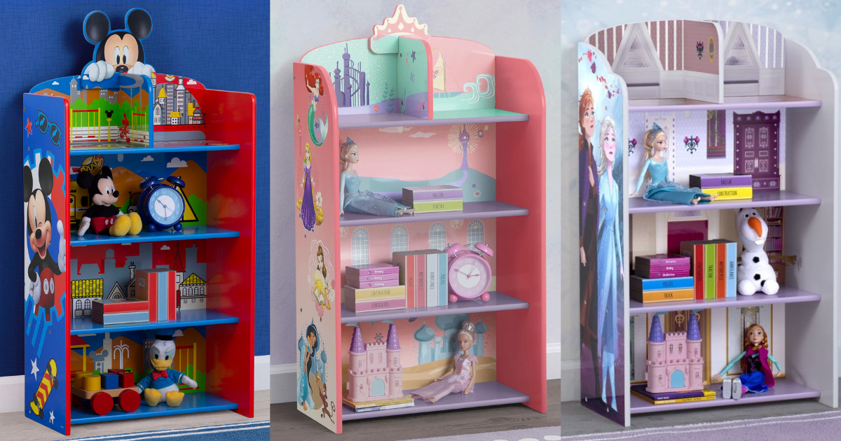 disney themed bookshelves