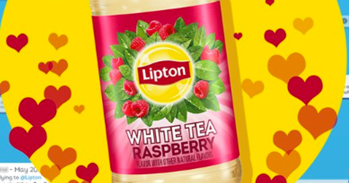 lipton white tea raspberry