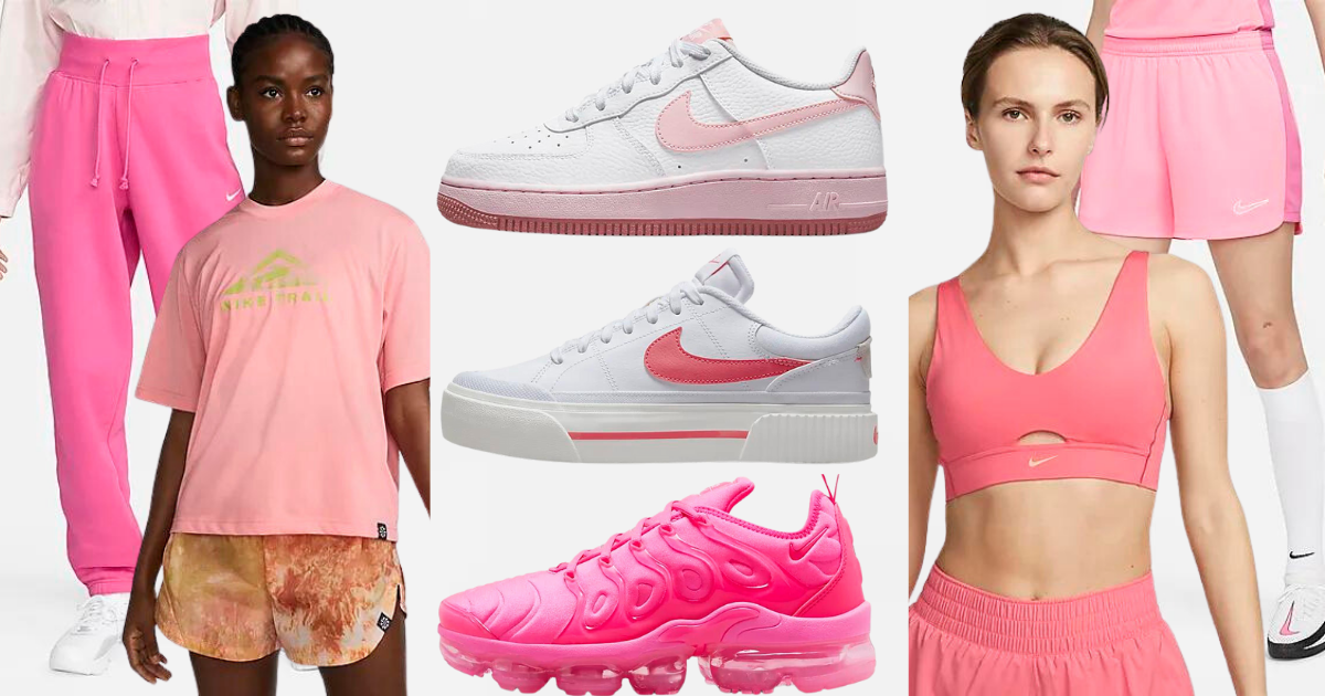 nike pink sale
