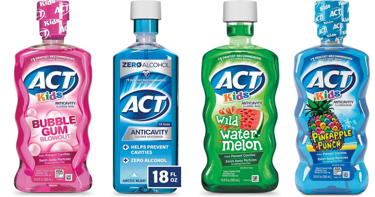 ACT MOUTHWASHES
