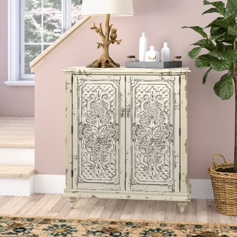 Bever Tall DoorAccentCabinet
