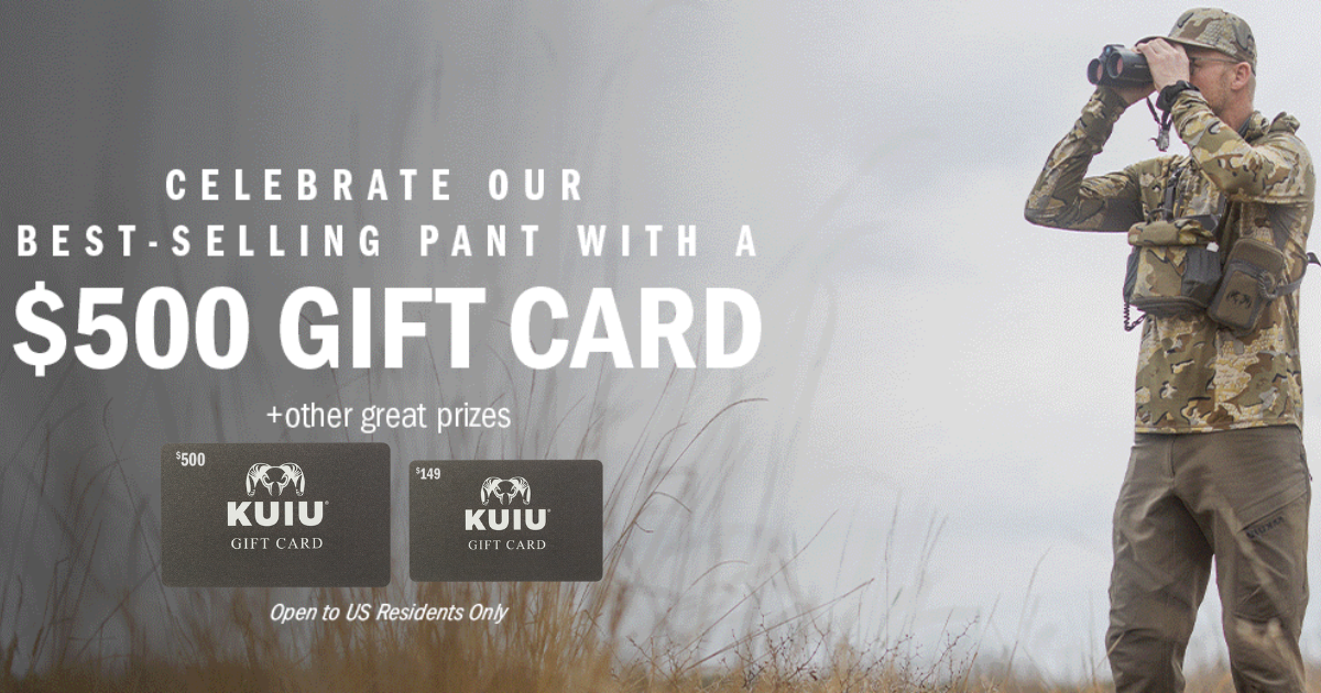 KUIU Quikly Attack Pant Celebration Giveaway