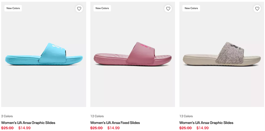 Women's UA Slides
