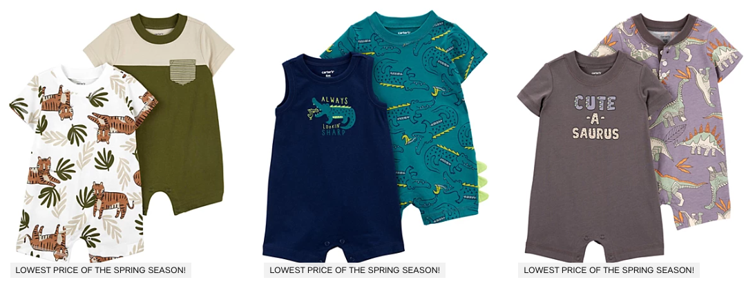 Carter's Rompers 2-Packs