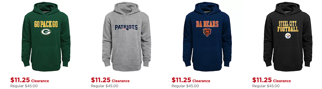 Kids NFL Hoodies