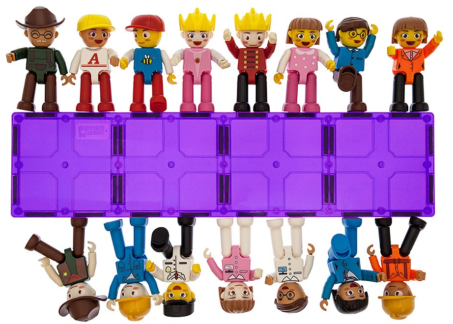 Magnetic Action Figure 15-Pc. Set