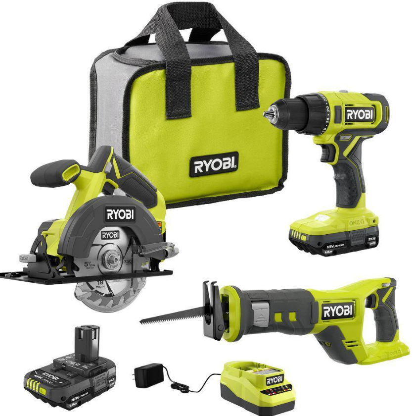 Ryobi ONE+ 18V Cordless Combo Ki