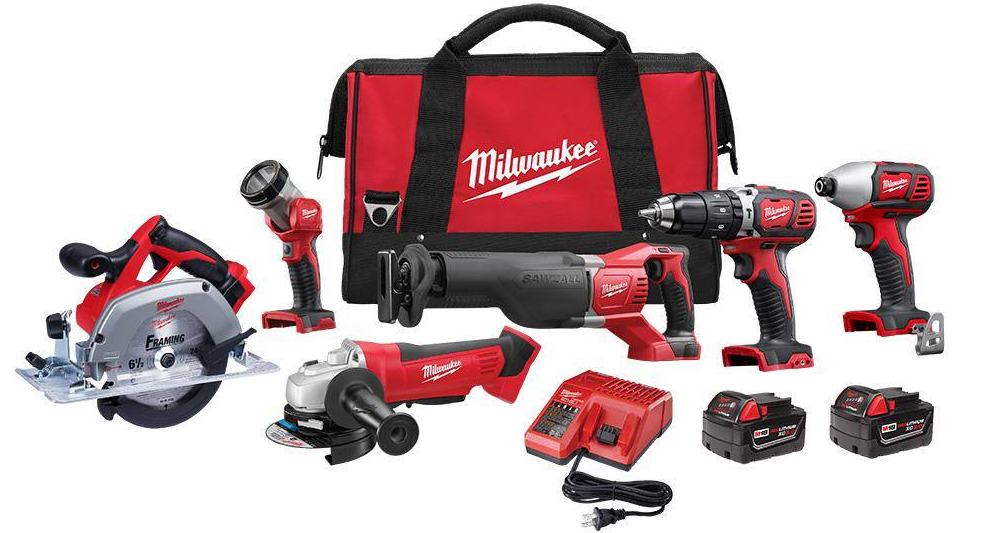Milwaukee M18 18V Lithium-Ion Cordless Combo Tool Kit