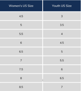 shoe conversion chart Screenshot at AM