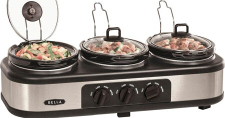 Bella Triple Slow Cooker