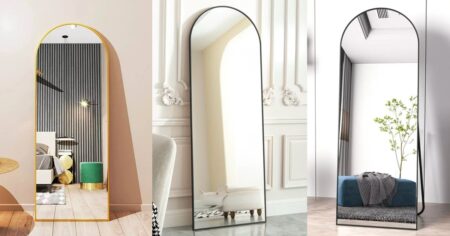 arched full length floor mirror deal from walmart