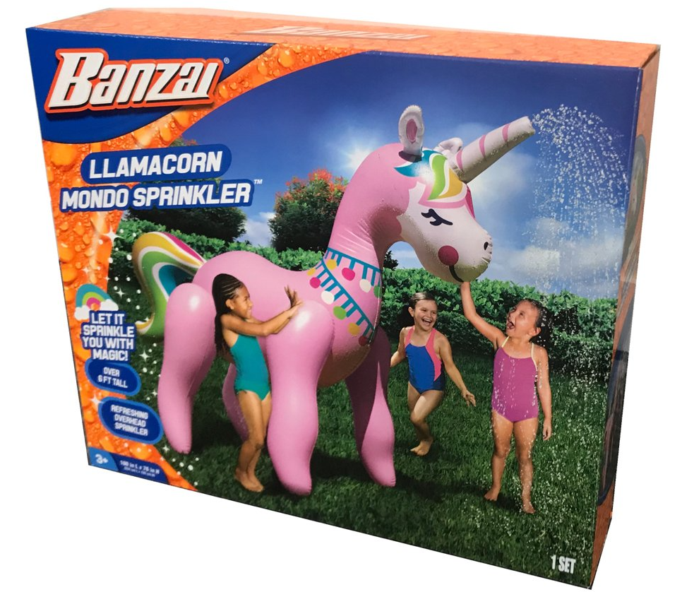 Banzai | Pink Llama-Corn Mondo Inflatable Sprinkler