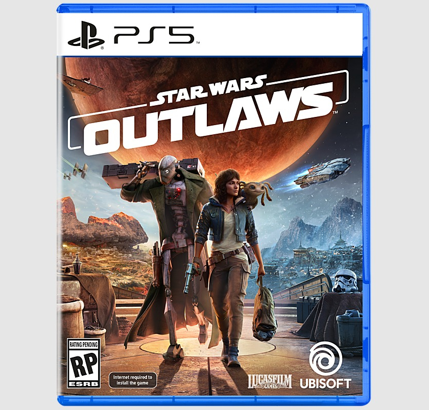 Star Wars Outlaws video game case