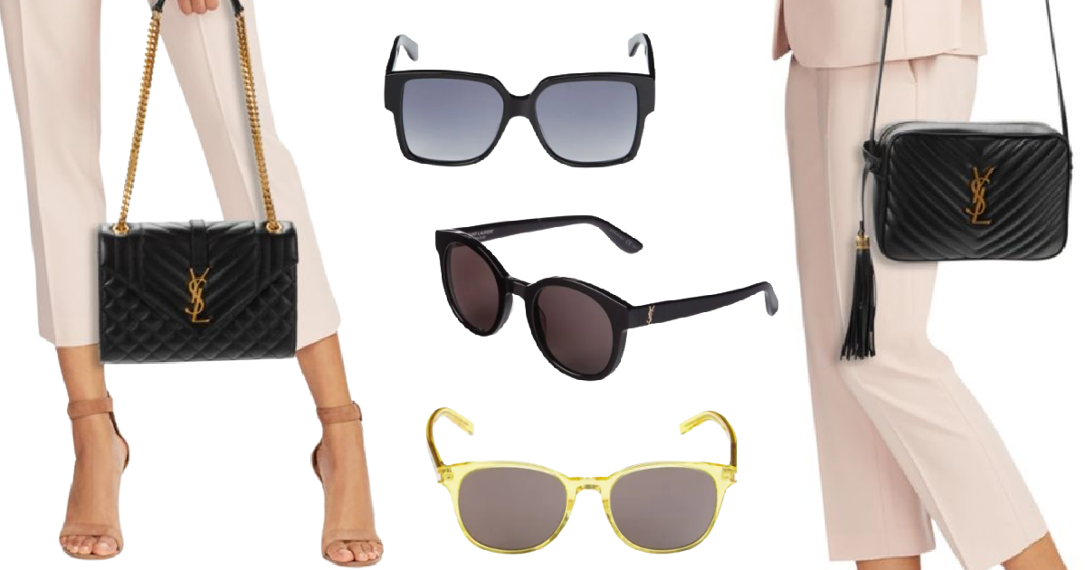 YSL Handbags and sunglasses