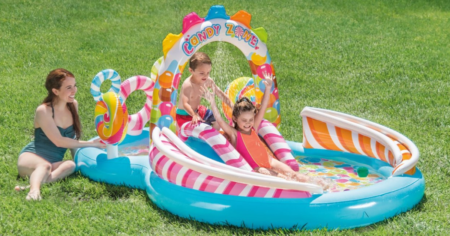 candy cane intex pool