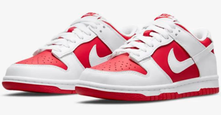 nike red low dunks