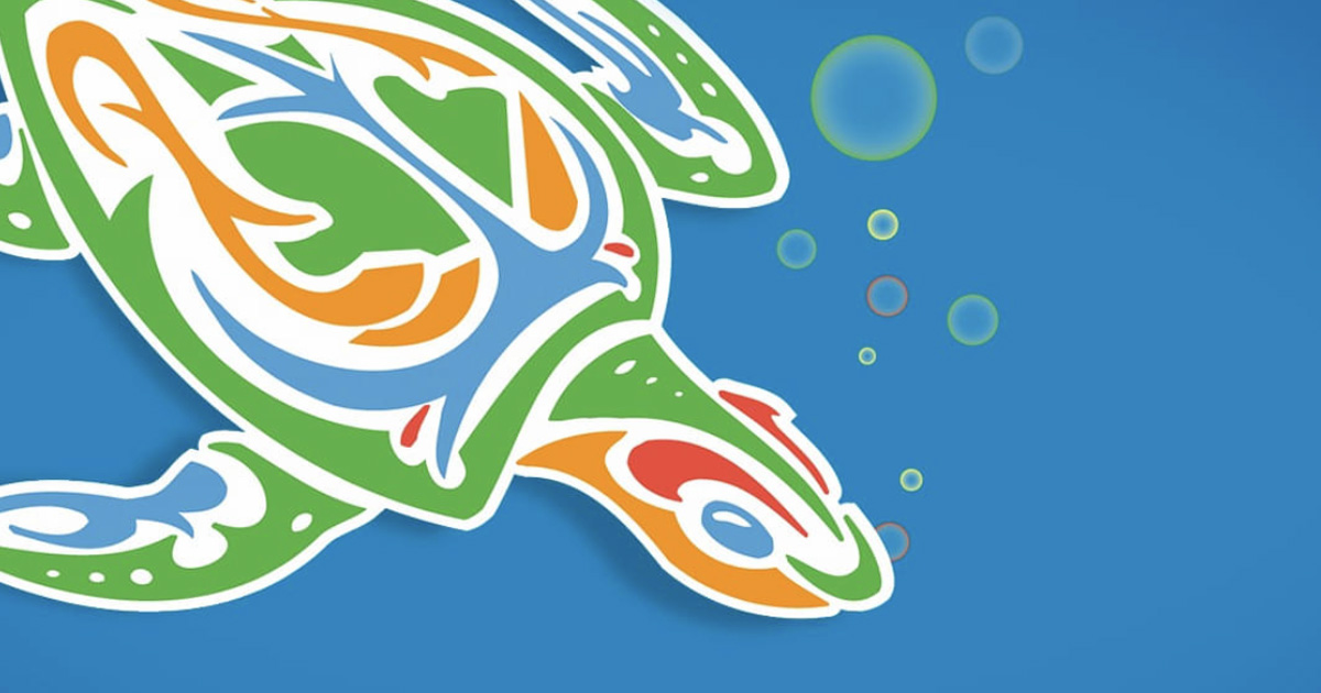 santee cooper turtle sticker