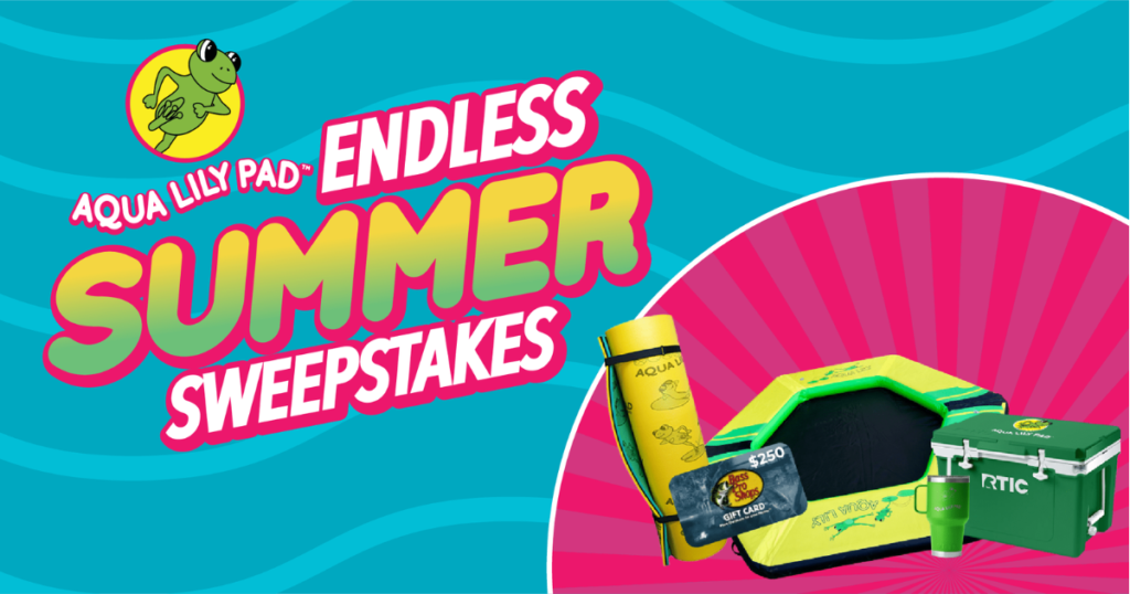 Aqua Lily Pads Endless Summer Sweepstakes