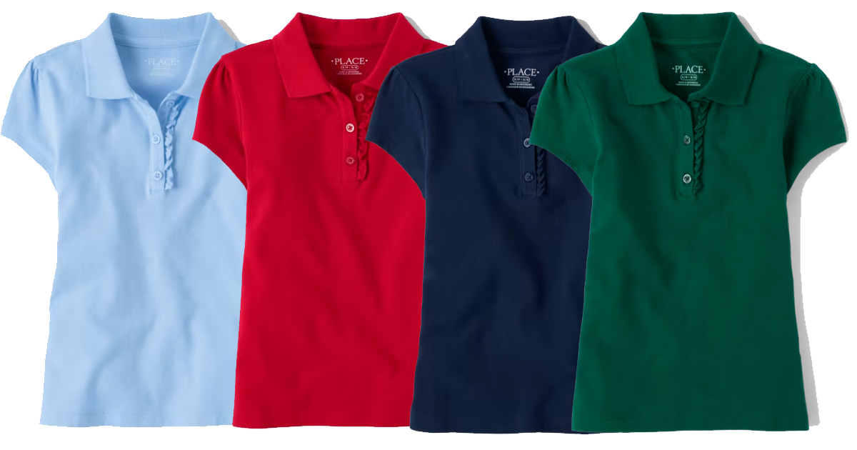 Childrens Place Polo Uniform Multipacks