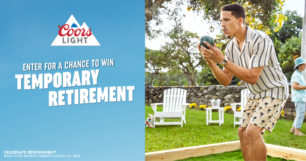 Coors Light Temporary Retirement Sweepstakes
