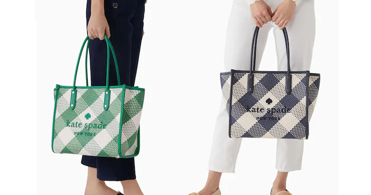 Ella Gingham Tote