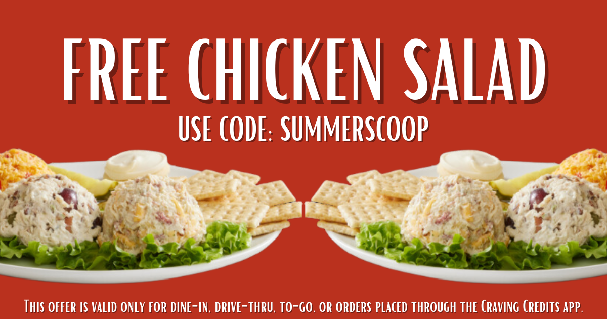 Free Chicken Salad at Chicken Salad Chick
