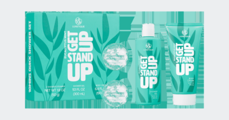 Free Spa Luxetique Eucalyptus Mint Stand Up Bath Set Sample