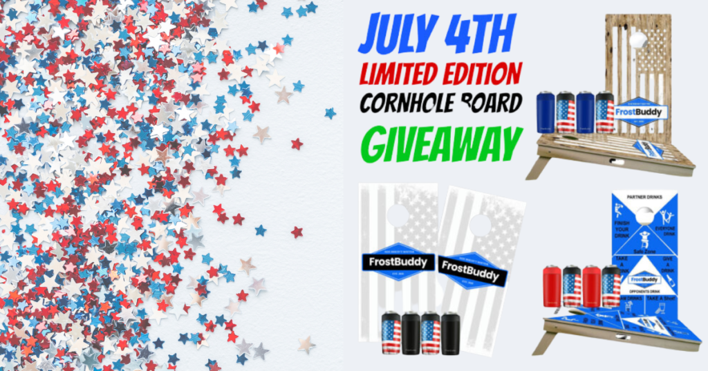 Frost Buddy July th Cornhole Board Giveaway