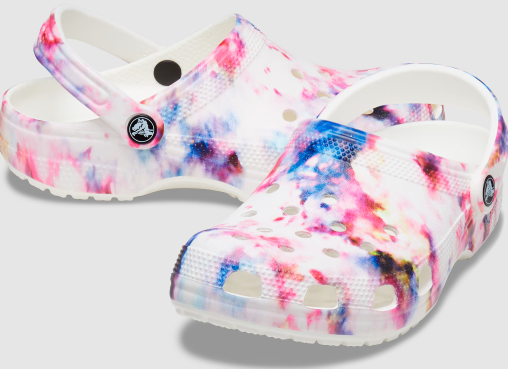 Classic Tie-Dye Graphic Clog