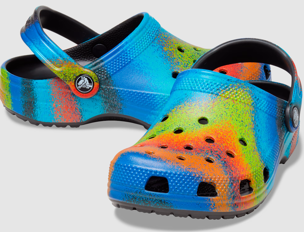 Kids Classic Spray Dye Clog