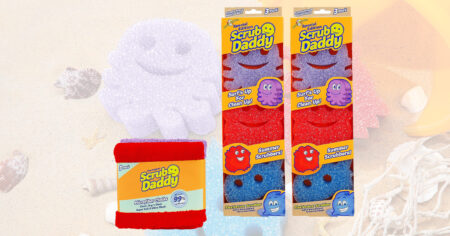 Special Edition Summer Shapes w MicroFiber Towels by Scrub Daddy