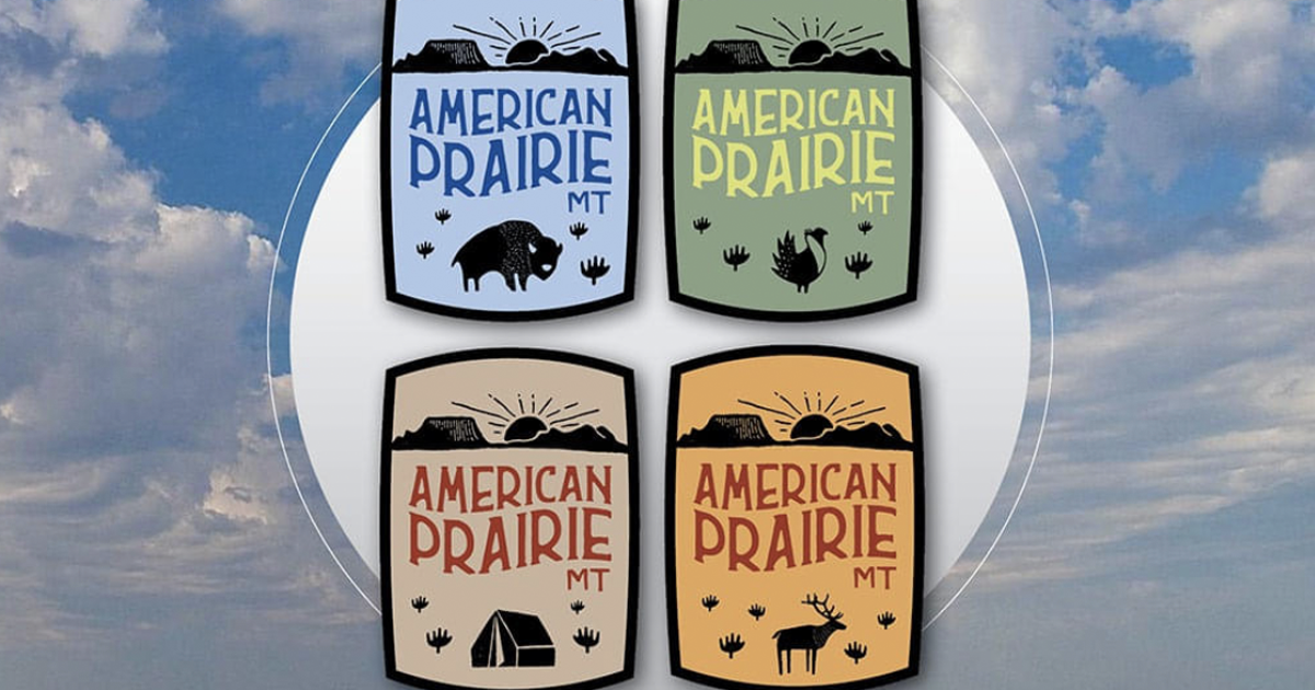 american prairie stickers