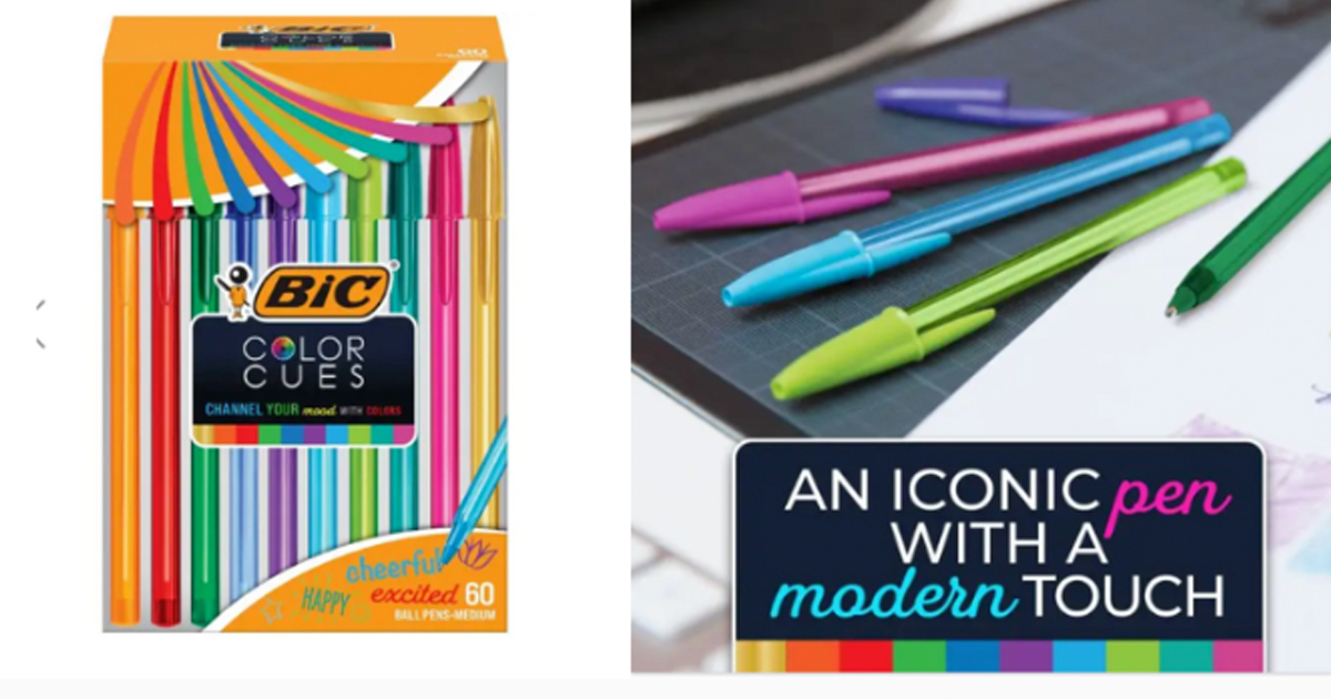 bic color cue pens