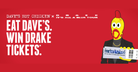 Daves Hot Chicken X Drake Its All A Blur Tour Ticket Giveaway