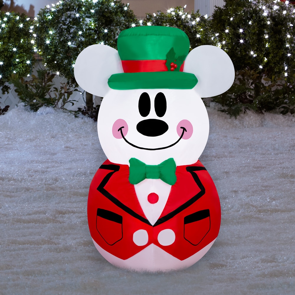 Disney ft Lighted Mickey Mouse Christmas Inflatable